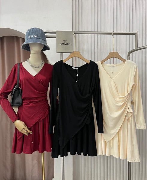 MATINEE Wrap Style Tops With Mini Co-Ord Sets